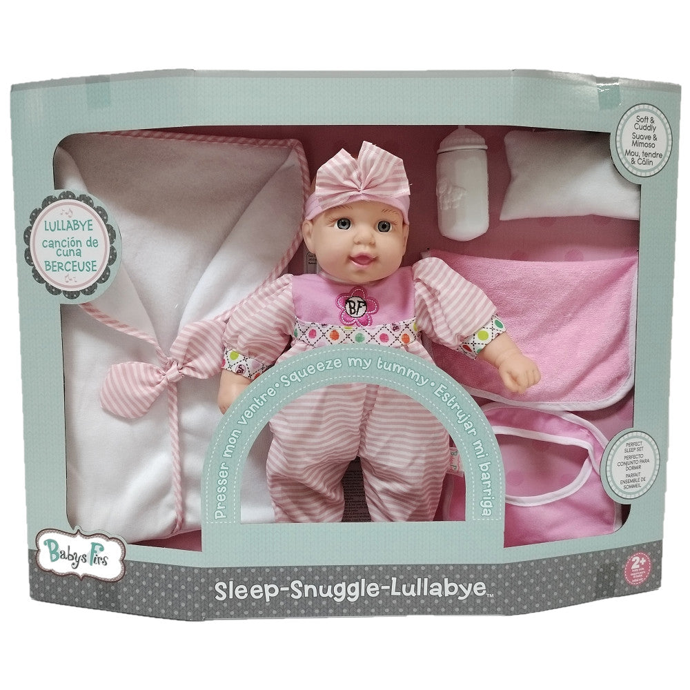 Goldberger 13 Baby s First Sleep Snuggle Lullaby Doll 6 Piece Set Toys R Us