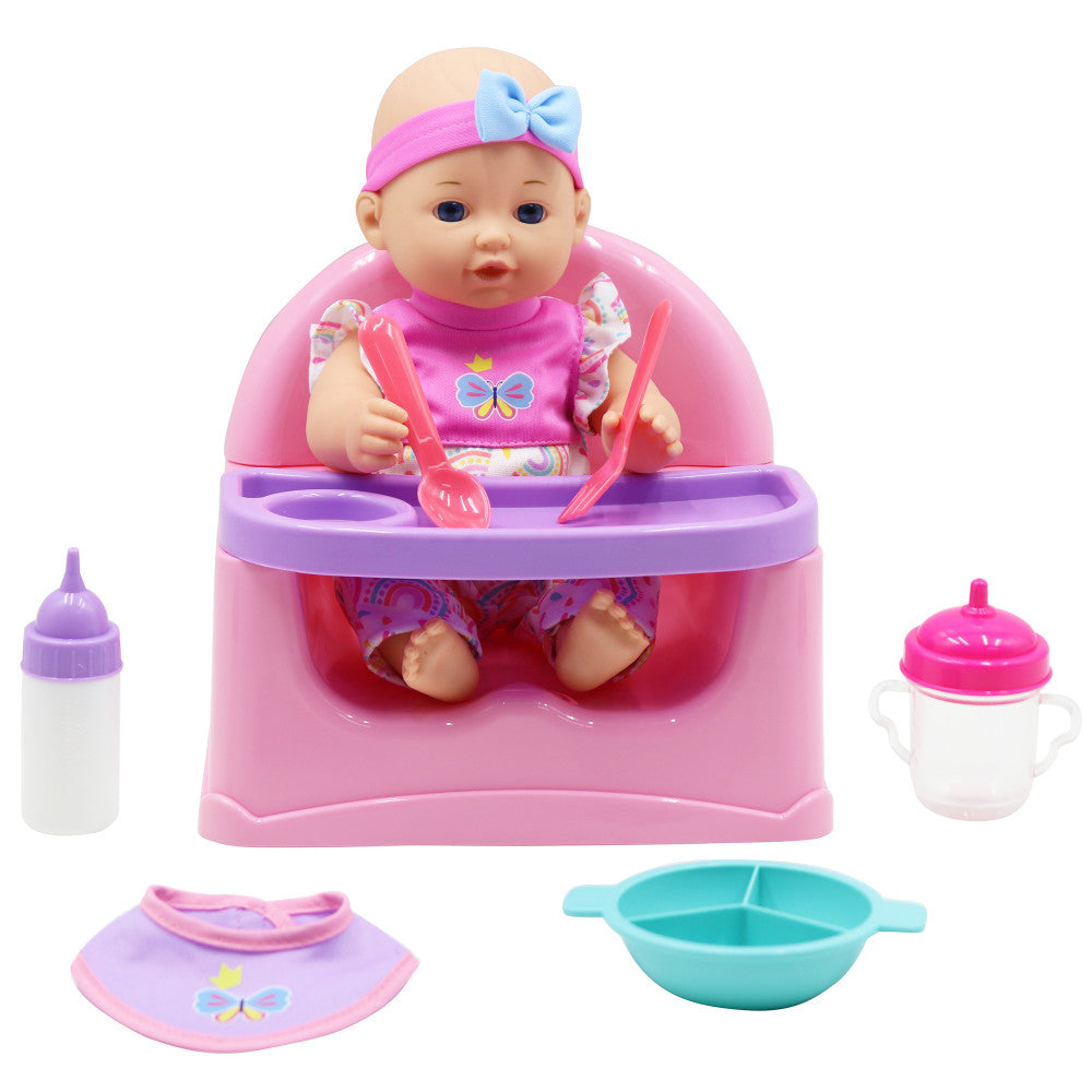 Dream Collection Feeding Fun Doll Set W Baby Doll