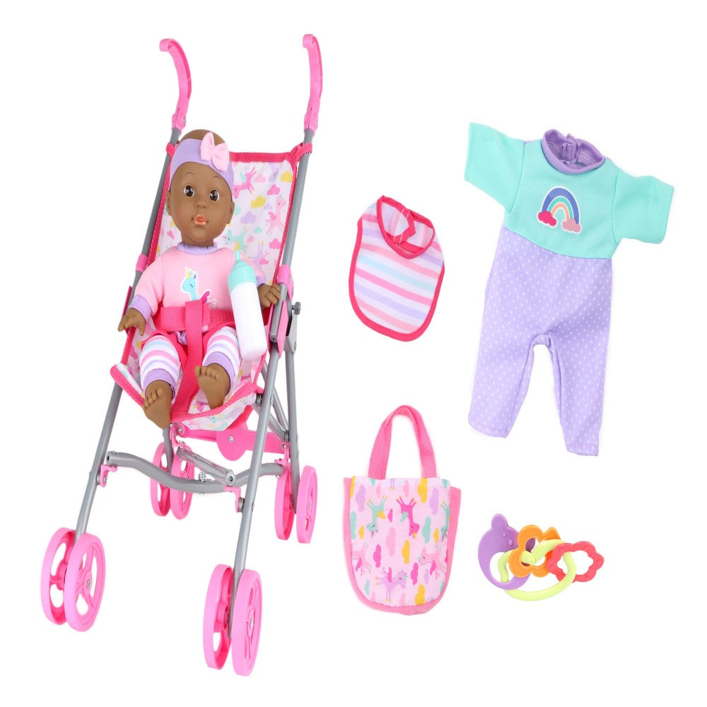 Dream Collection 12 Baby Doll Care Gift Set with Stroller Toys R Us