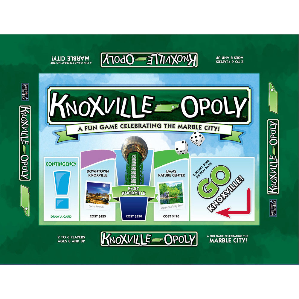 Knoxville-Opoly City Adventure Board Game for Ages 8+ – Toys