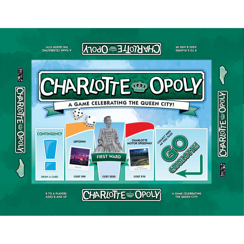 Charlotte-Opoly City Adventure Board Game by Late For The Sky – Toys