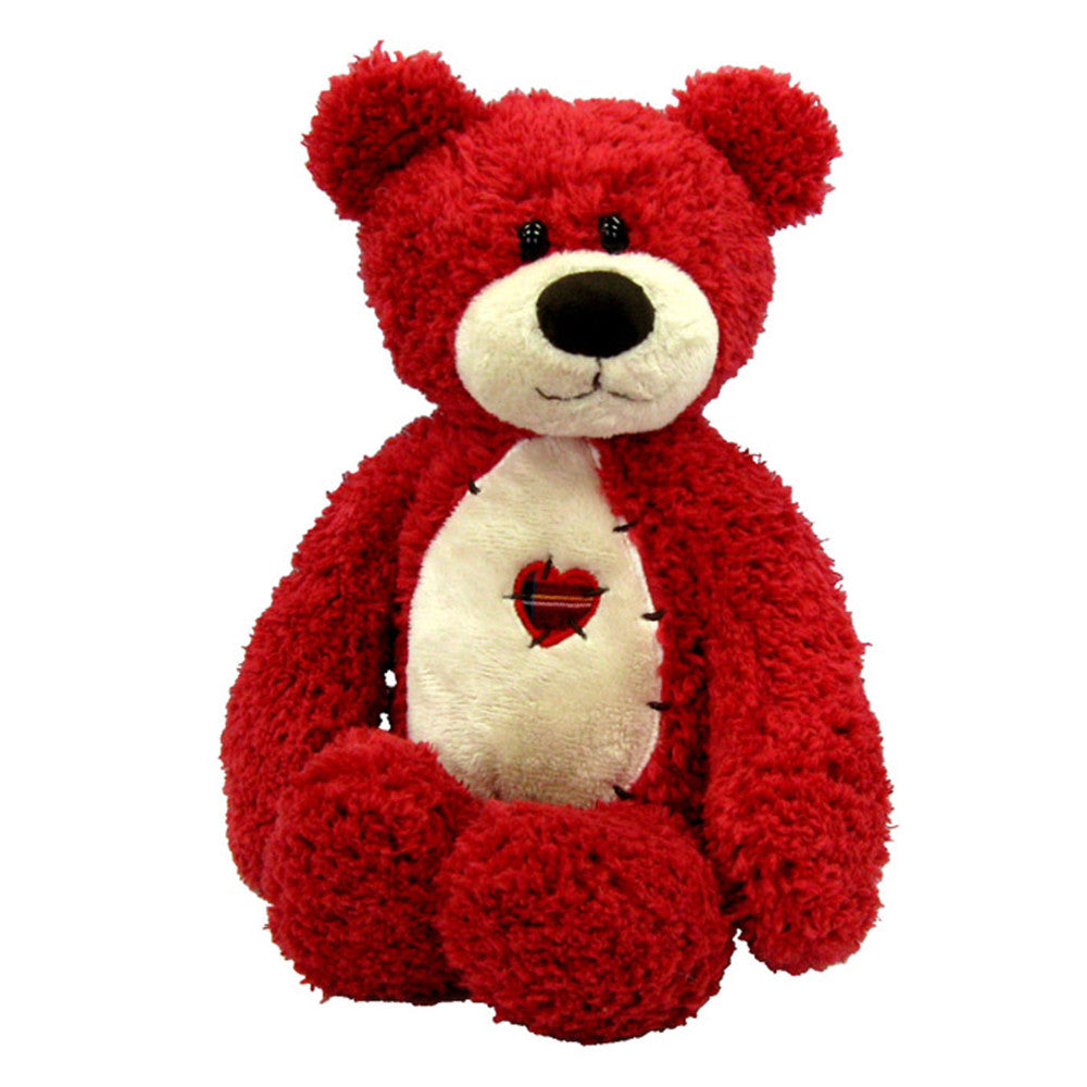 First and Main Tender Teddy - 8 inch Plush - Red – Toys