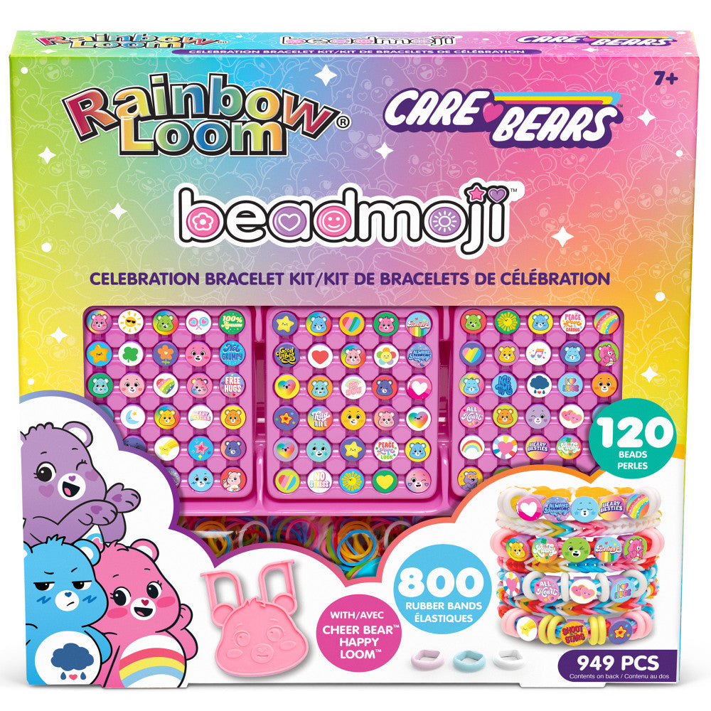 Rainbow Loom Beadmoji Care Bears Celebration Bracelet Kit Ages 7