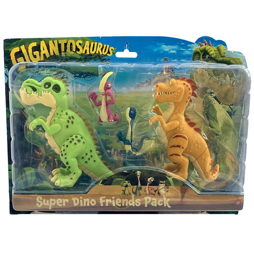 Gigantosaurus Super Dino Friends Action Figure Pack 4 Piece Set Toys R Us