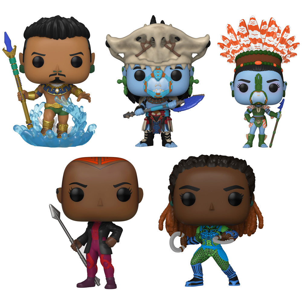 Black Panther store Art Full Set Funko Pop