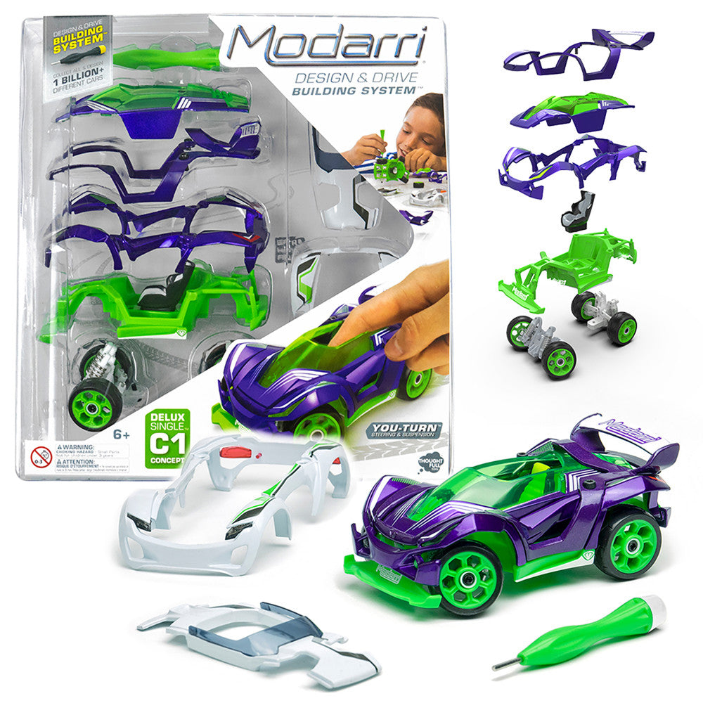 Modarri C1 Concept Car Deluxe DIY Toy Build Drive Experience for K Toys R Us