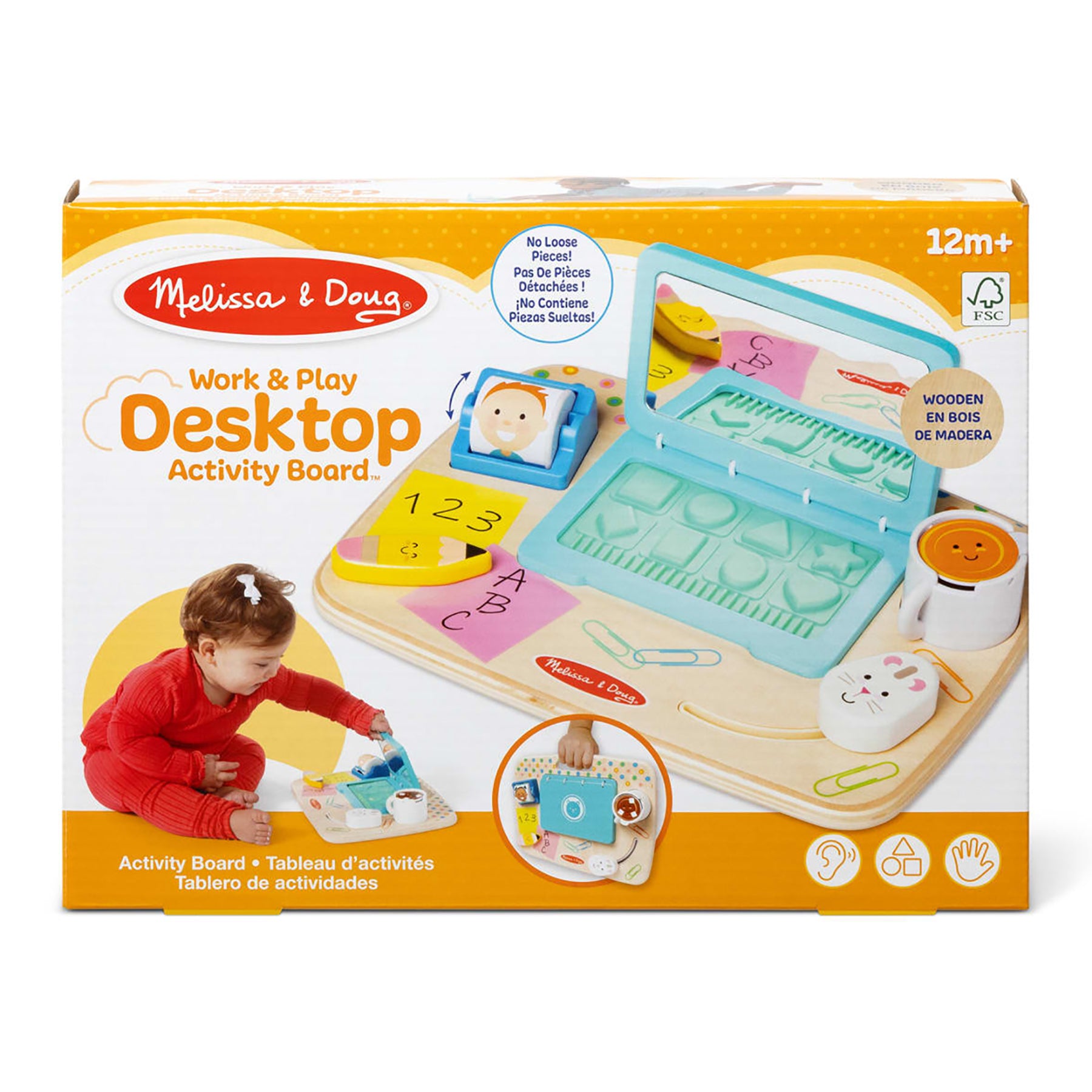 Melissa Doug Work Play Desktop Activity Board Toys R Us