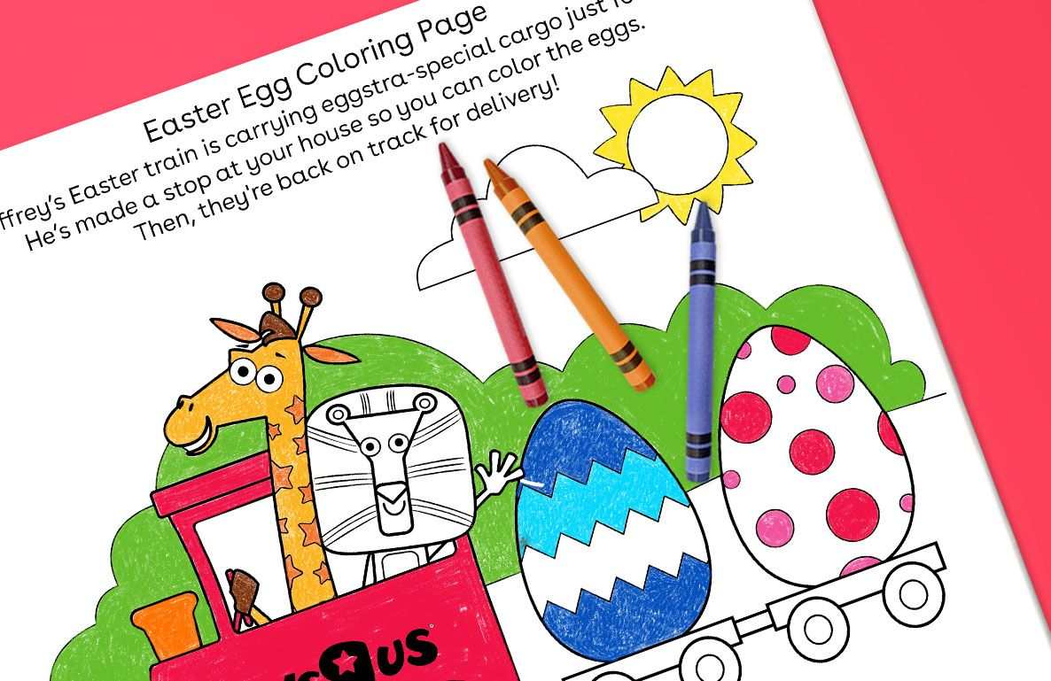 Easter Egg Coloring Page