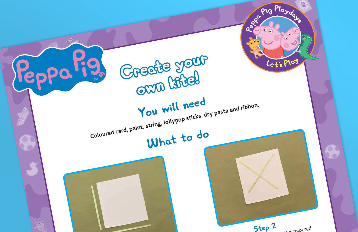 Peppa Pig create Your Own Kite