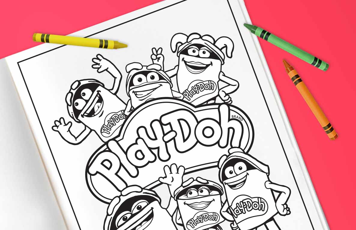 Play-Doh Coloring Pages