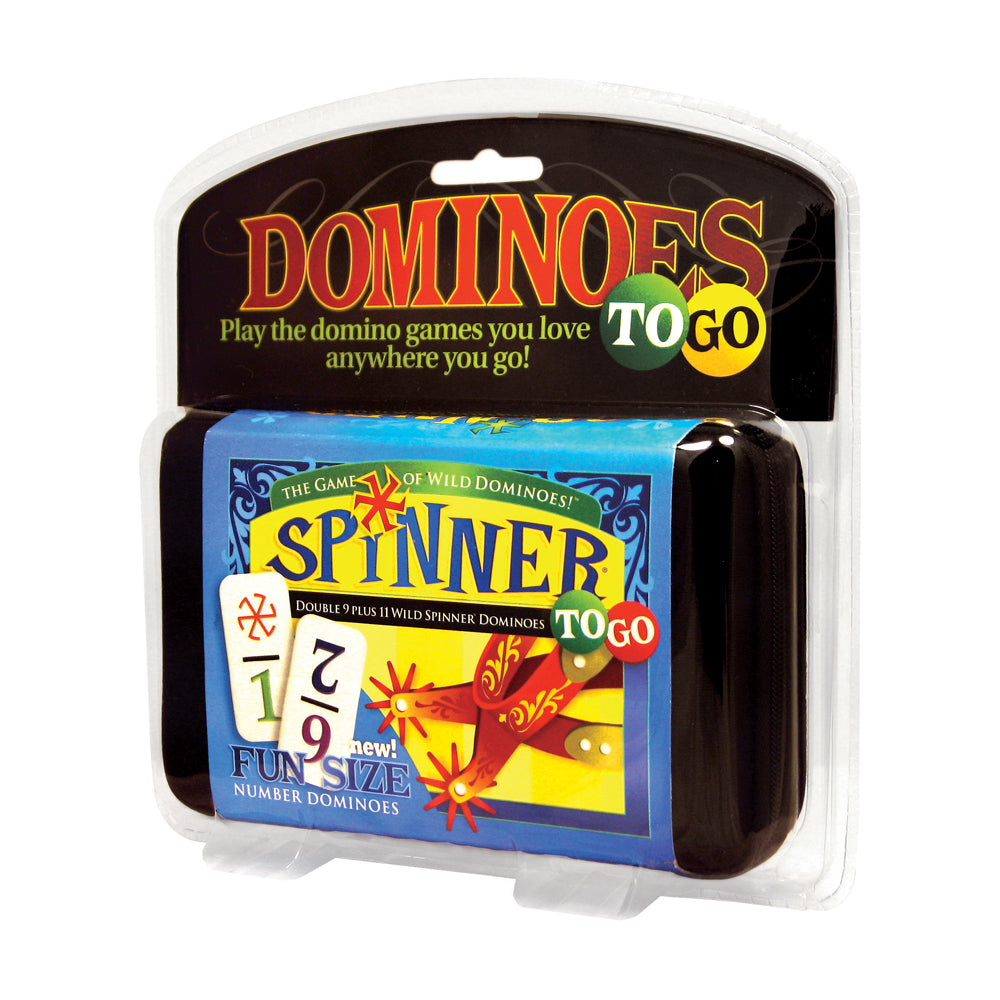 Spinner To Go Double 9 Fun Size Number Dominoes Game Set