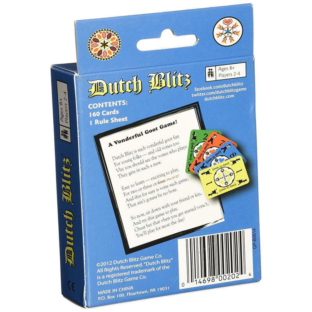 Dutch Blitz Blue Expansion Pack Card Game