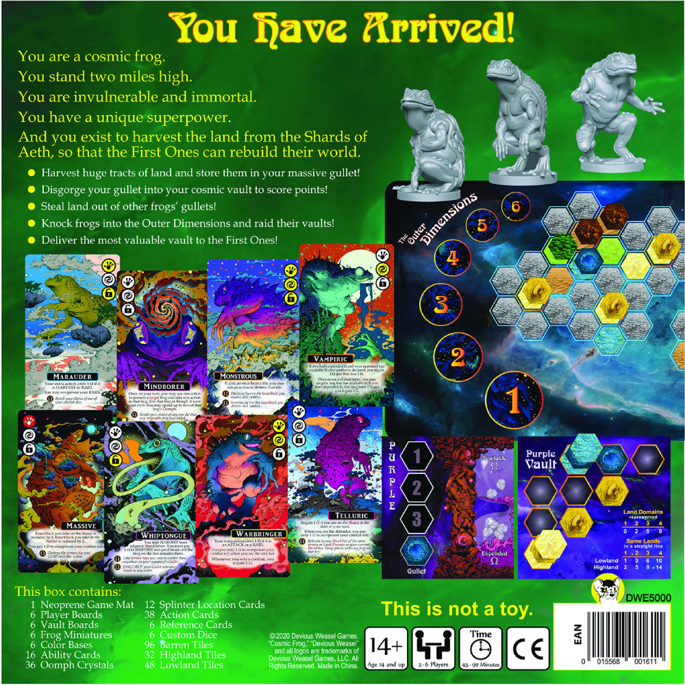 Cosmic Frog Fantasy Set Collection Game