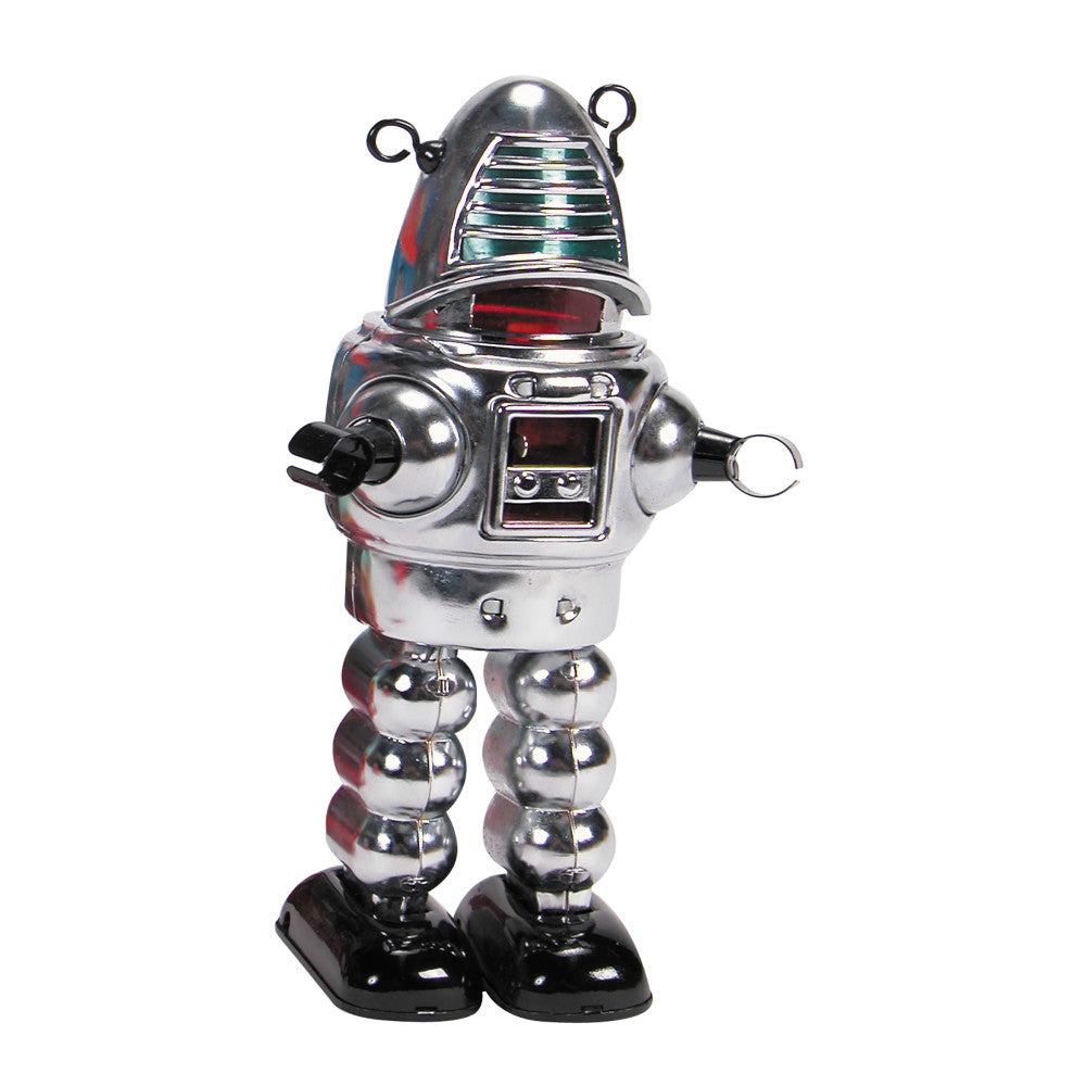 Schylling Collector Series Chrome Planet Robot 10.75-inch Tin Toy