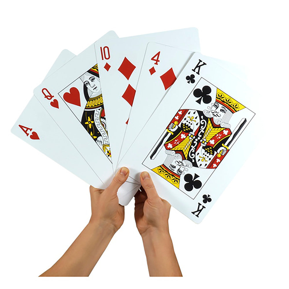 Schylling Jumbo Oversized Playing Cards for Enhanced Game Night Fun