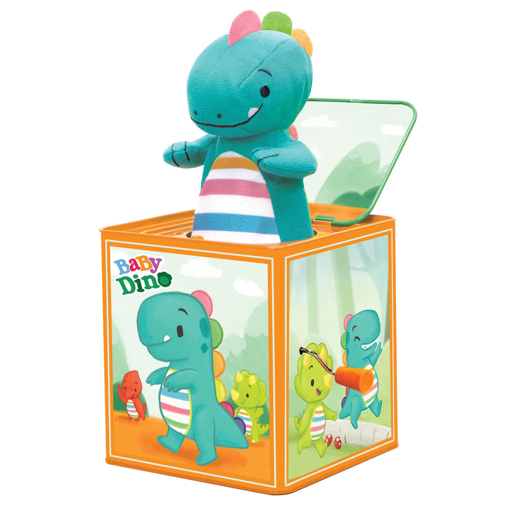 Schylling Baby Dino Jack In The Box ‚Äì Musical Surprise Toy