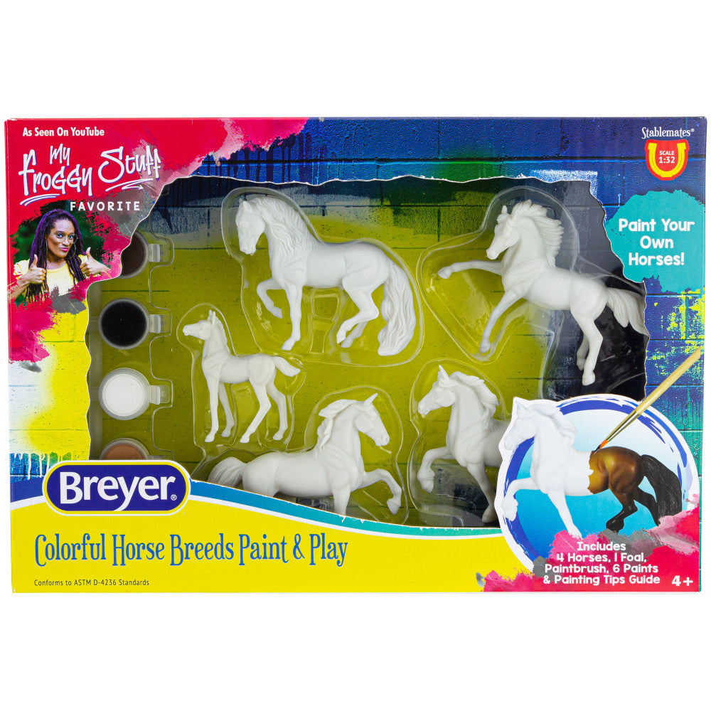 Breyer Stablemates Horse Painting Kit - 1:32 Scale 5-Piece Set