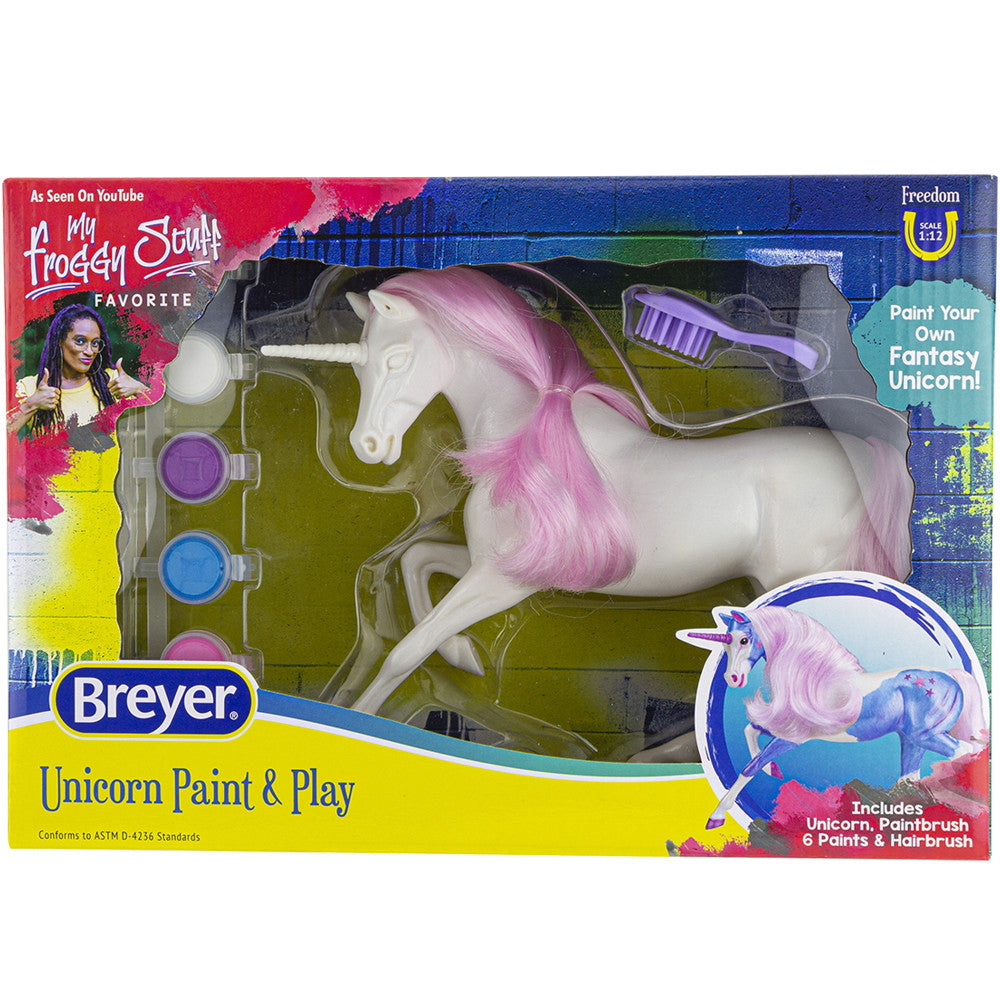 Breyer Freedom Series Paint & Play Unicorn Kit - Yellow