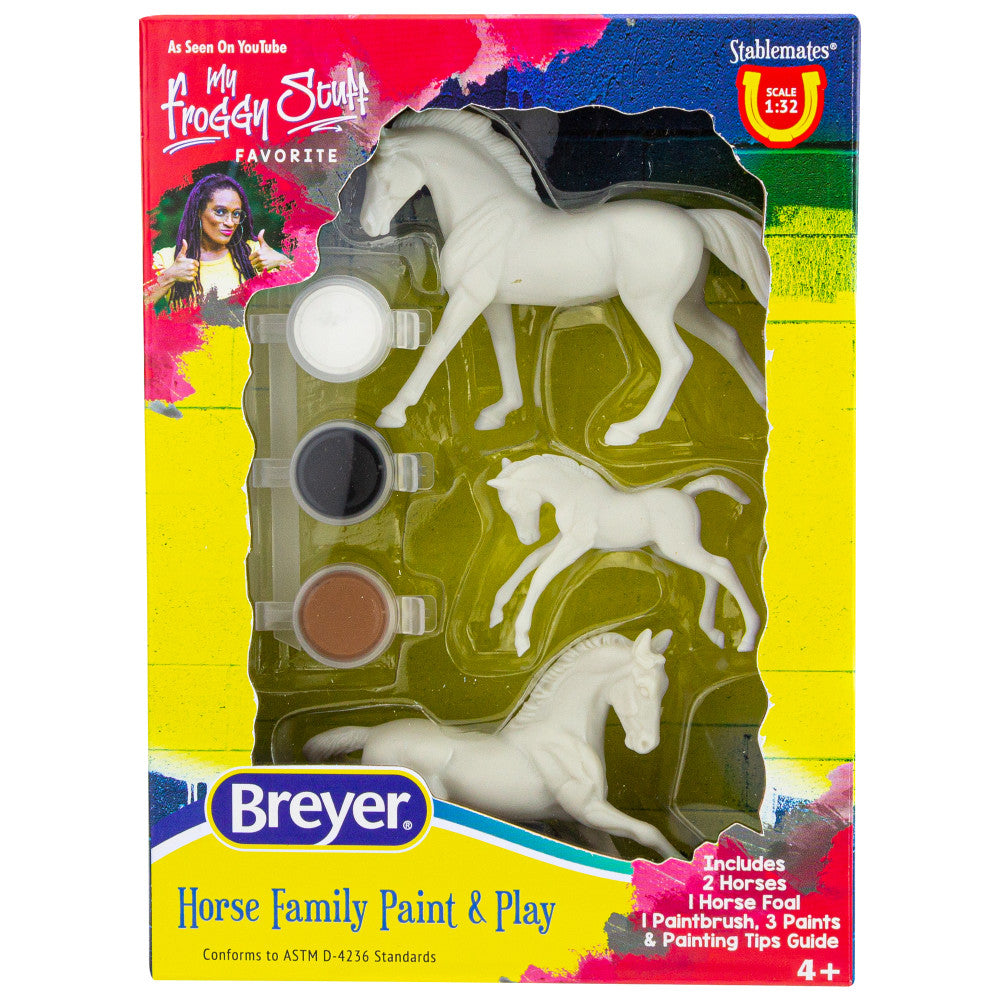 Breyer Stablemates Horse Family Painting Kit - 1:32 Scale, 3 Piece Set