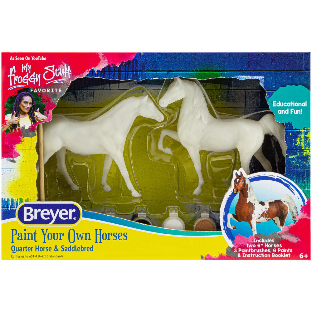 Breyer Paint Your Own Horse Activity Kit - Quarter Horse & Saddlebred