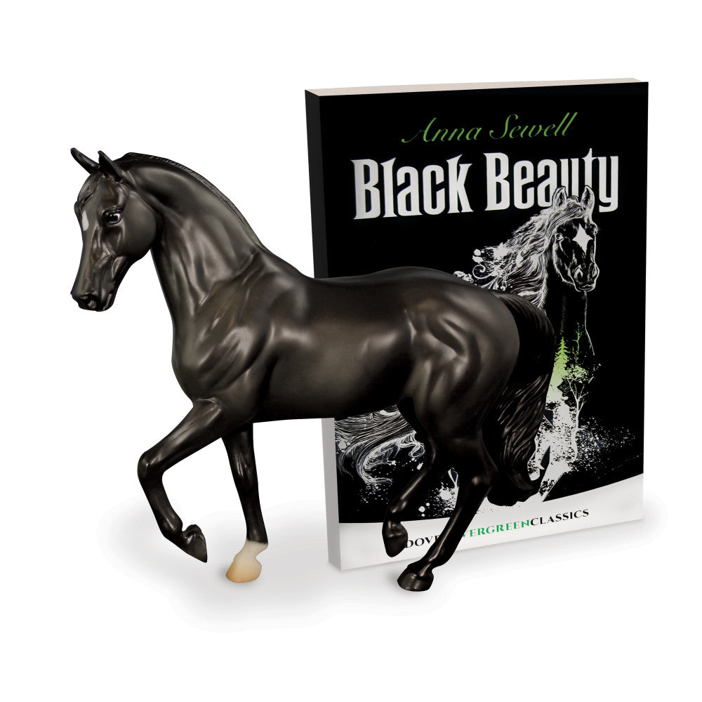 Breyer Classics Black Beauty Horse with Paperback Book Set