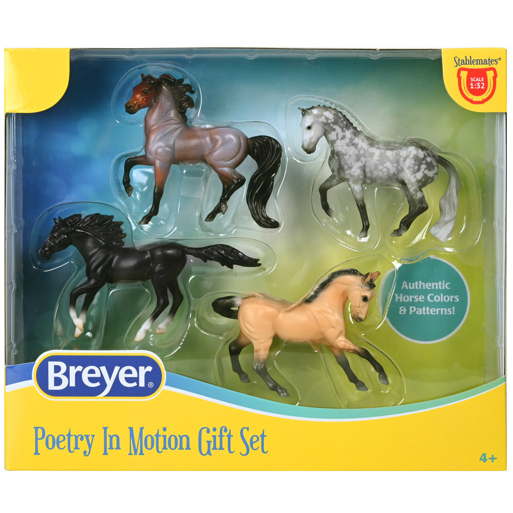 Breyer Stablemates Poetry in Motion 3.75 inch Horse Collectible Set