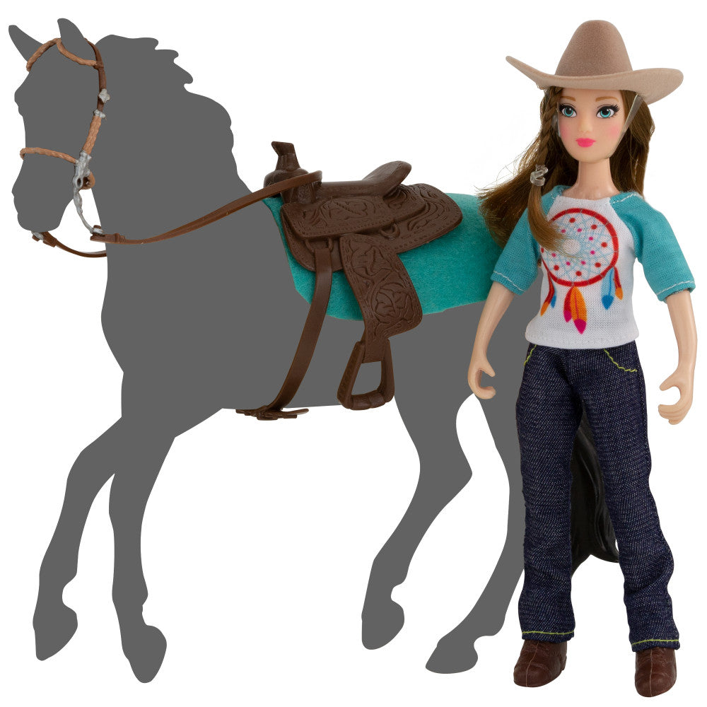 Breyer Freedom Series - Natalie Cowgirl Doll 1:12 Scale Set