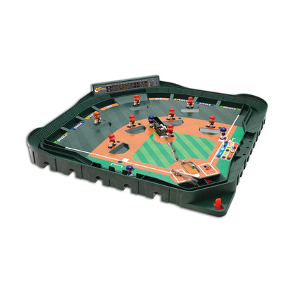 Super Stadium Baseball Game with Magnetic Infield and Spring-Loaded Bat