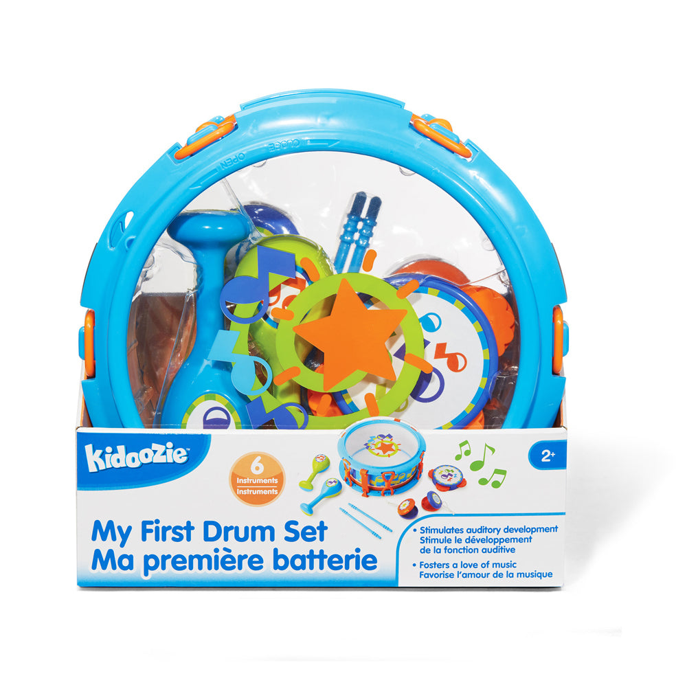 Kidoozie My First Drum Set - Complete Percussion Learning Kit