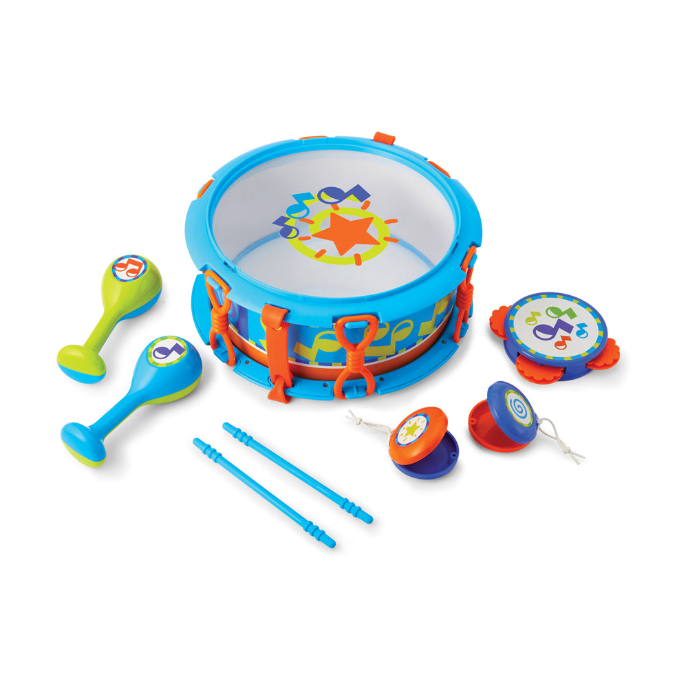 Kidoozie My First Drum Set Complete Percussion Learning Kit Toys R Us