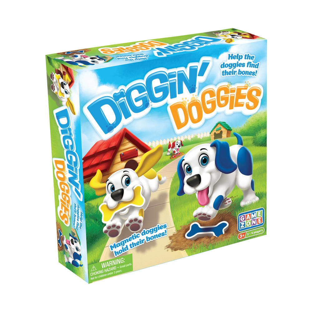 Diggin' Doggies Magnetic Bone-Collecting Board Game