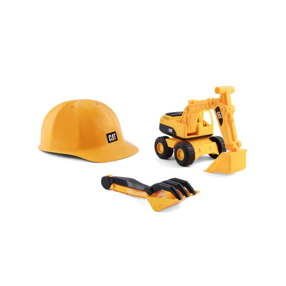 Funrise CAT Construction Fleet Sand Set with Excavator and Tools