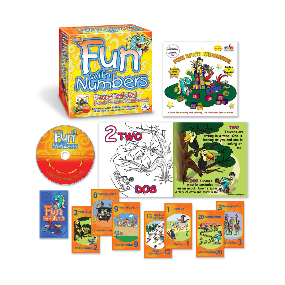 Talicor Fun with Numbers - Bilingual Educational Game Set