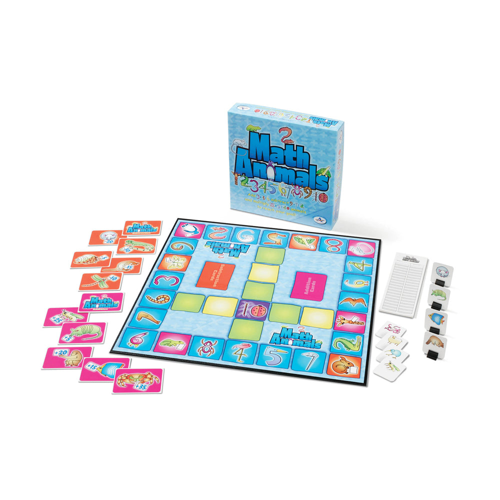 MathAnimals Educational Board Game for Kids