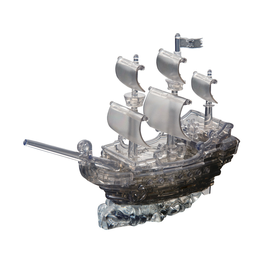 BePuzzled Black Pirate Ship 3D Crystal Puzzle - 101 Pcs