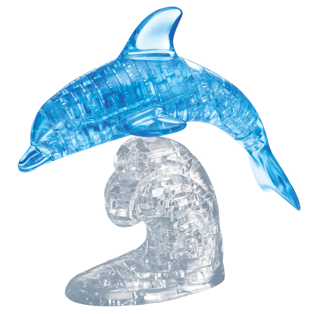 BePuzzled Blue Dolphin 3D Crystal Puzzle - 95 pcs