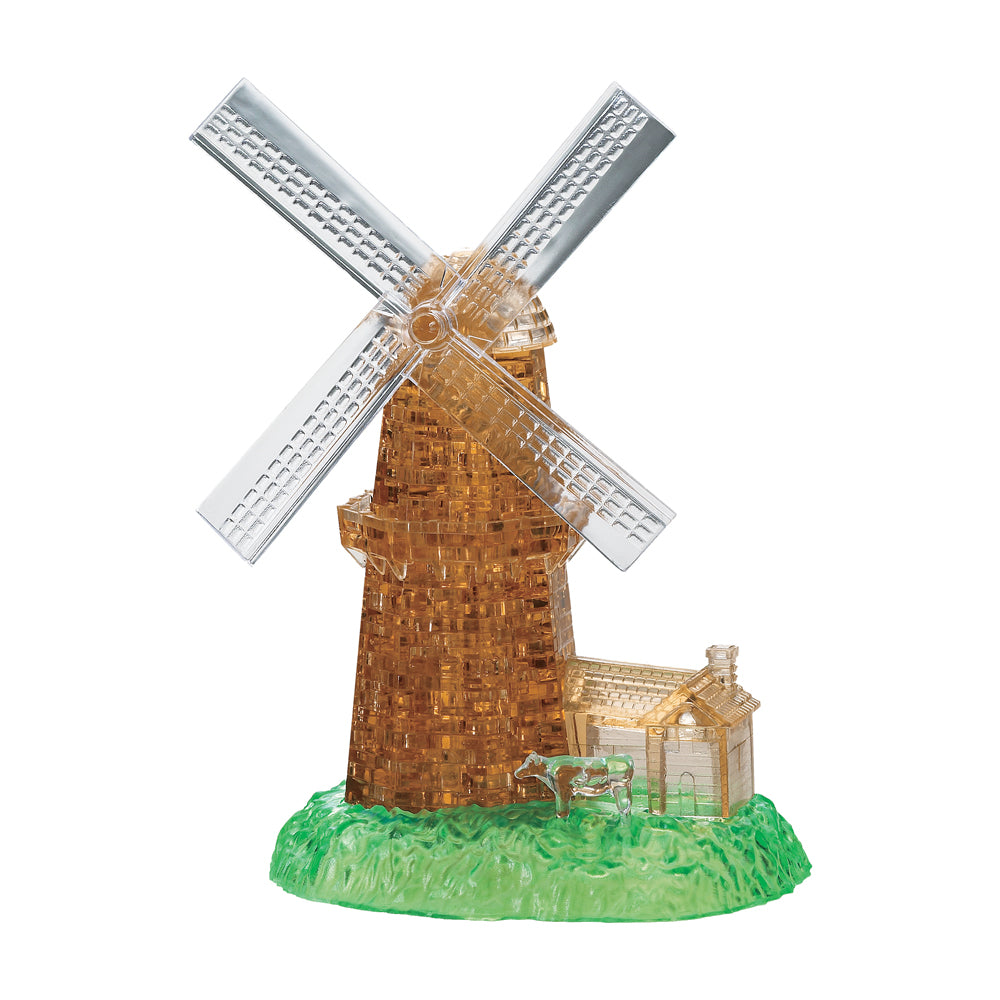 BePuzzled Windmill 3D Crystal Puzzle - 64 pcs