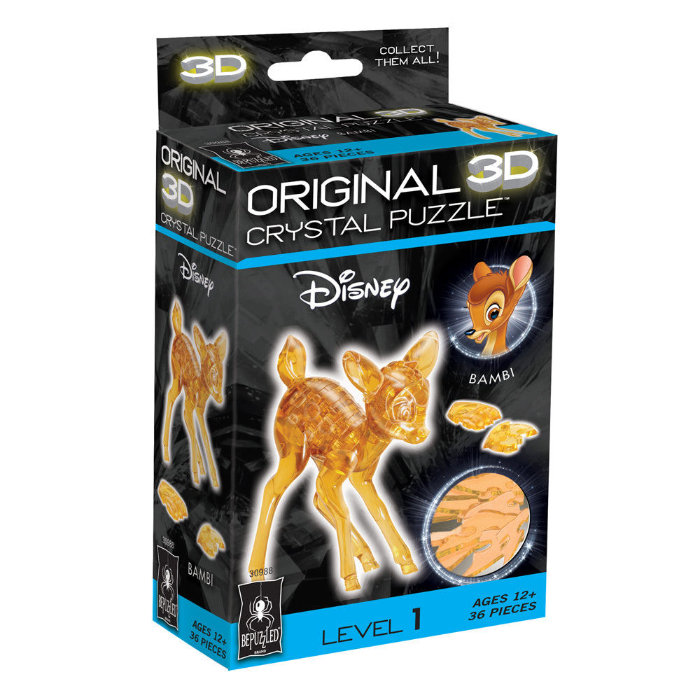 BePuzzled Disney Bambi 3D Crystal Puzzle - 36 Pieces