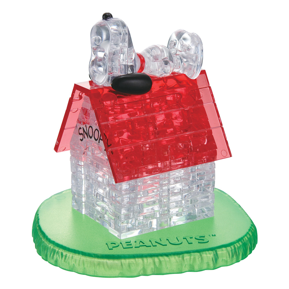 BePuzzled Peanuts Snoopy House 3D Crystal Puzzle - 50 pcs