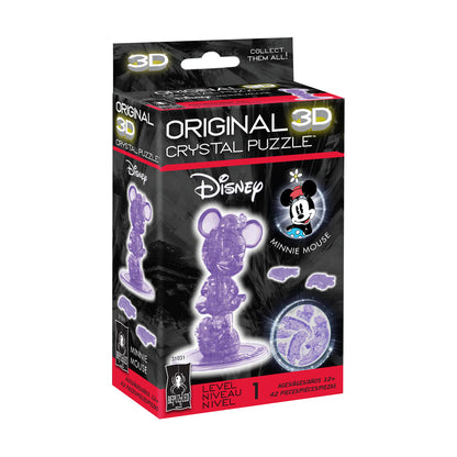 BePuzzled Disney Minnie Mouse 3D Crystal Puzzle - 42 Pcs