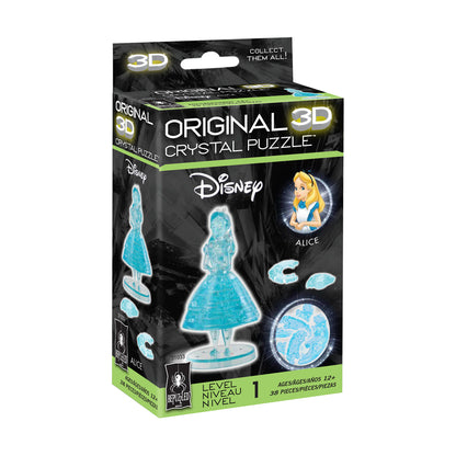 BePuzzled Disney Alice 3D Crystal Puzzle - 38 pcs