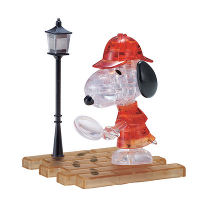 BePuzzled Peanuts Detective Snoopy 3D Crystal Puzzle - 34 pcs