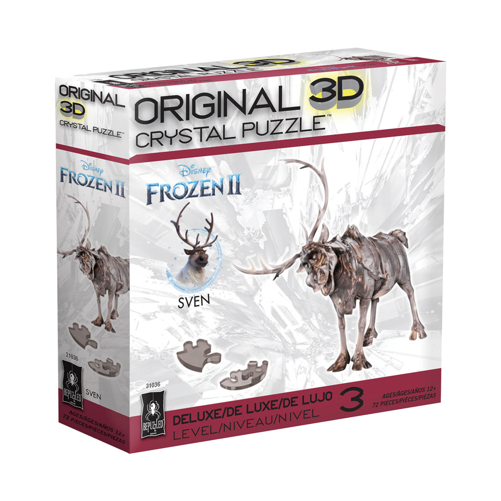 BePuzzled Disney Frozen II Sven 3D Crystal Puzzle - 72 pcs