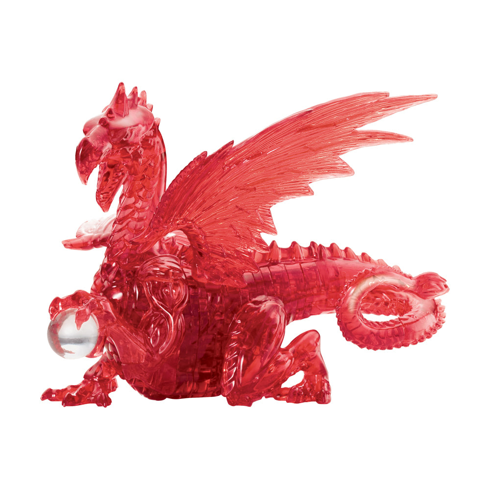 BePuzzled Red Dragon 3D Crystal Puzzle - 56 Pieces