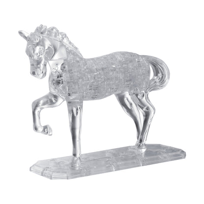 BePuzzled Majestic White Horse 3D Crystal Puzzle - 98 pc