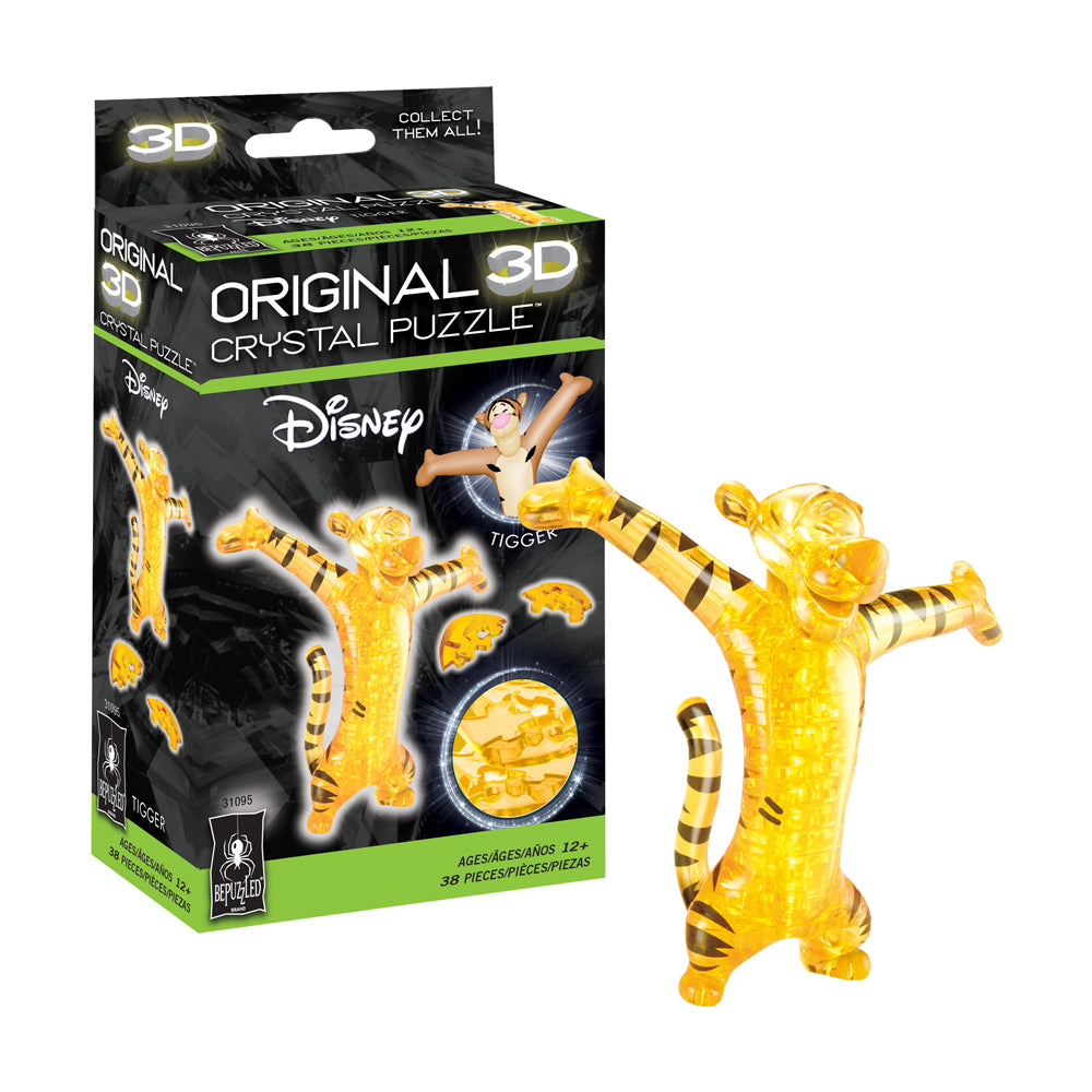 BePuzzled Disney Tigger 3D Crystal Puzzle - 38 pcs