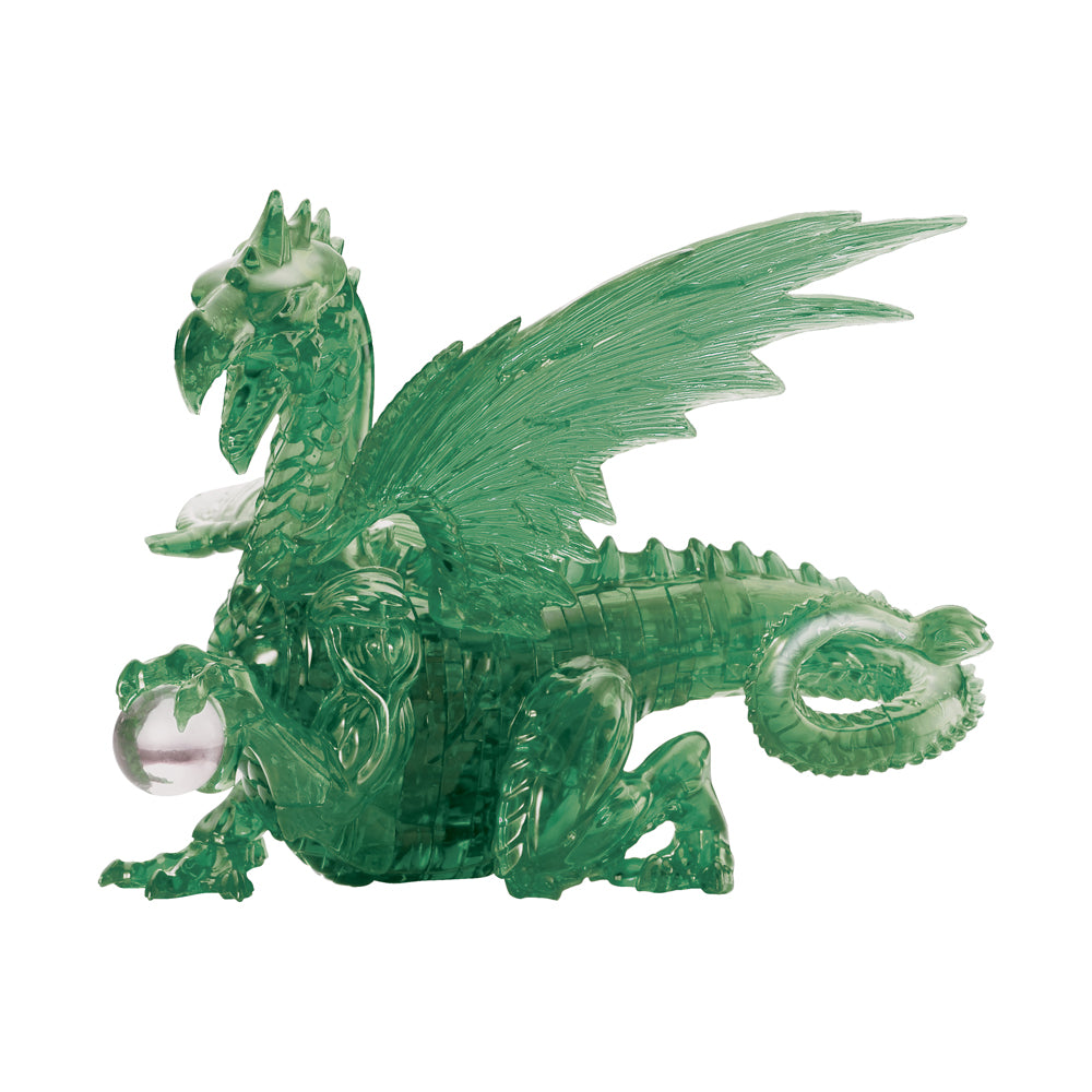 BePuzzled Green Dragon 3D Crystal Puzzle - 56 Pieces