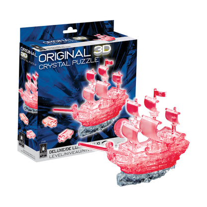 BePuzzled 3D Crystal Pirate Ship Puzzle - 101 pc