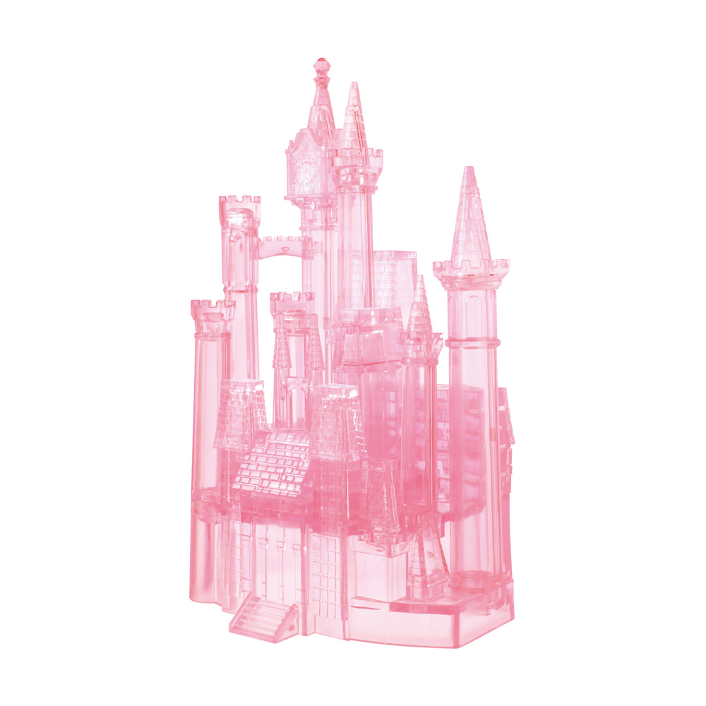 3D Crystal Puzzle - Disney Cinderella's Castle (Pink): 71 Pcs