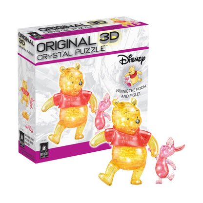 BePuzzled Disney Winnie the Pooh and Piglet 3D Crystal Puzzle - 57 pc